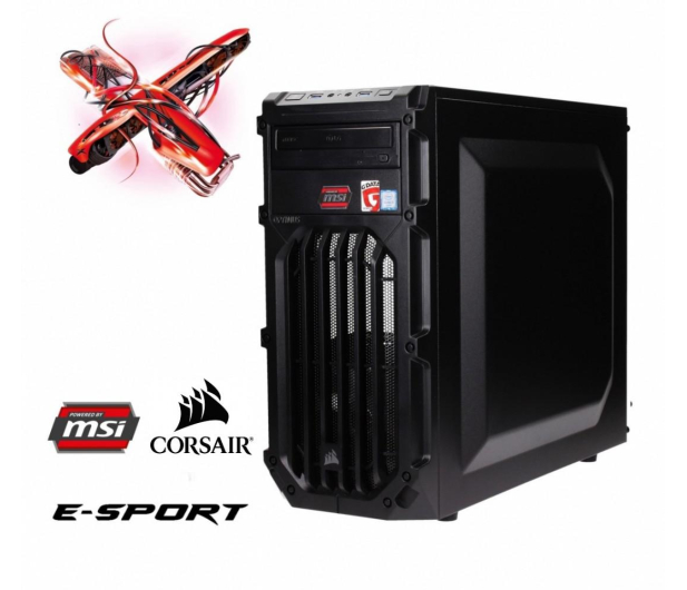 Optimus E-Sport MB250T-CR8 i5/8GB/1000GB HDD/GeForce GTX 1060 Czarny - 1381160 - zdjęcie 2